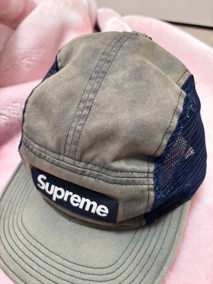 帽子 Supreme BOX LOGO Mesh Panel jet Cap fti