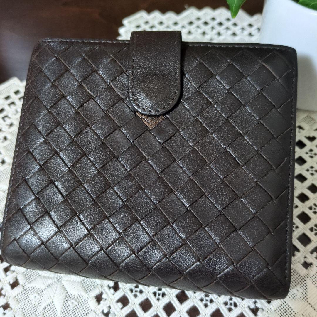 BOTTEGA VENETA ボッテガヴェネタ イントレチャート 二つ折り財布