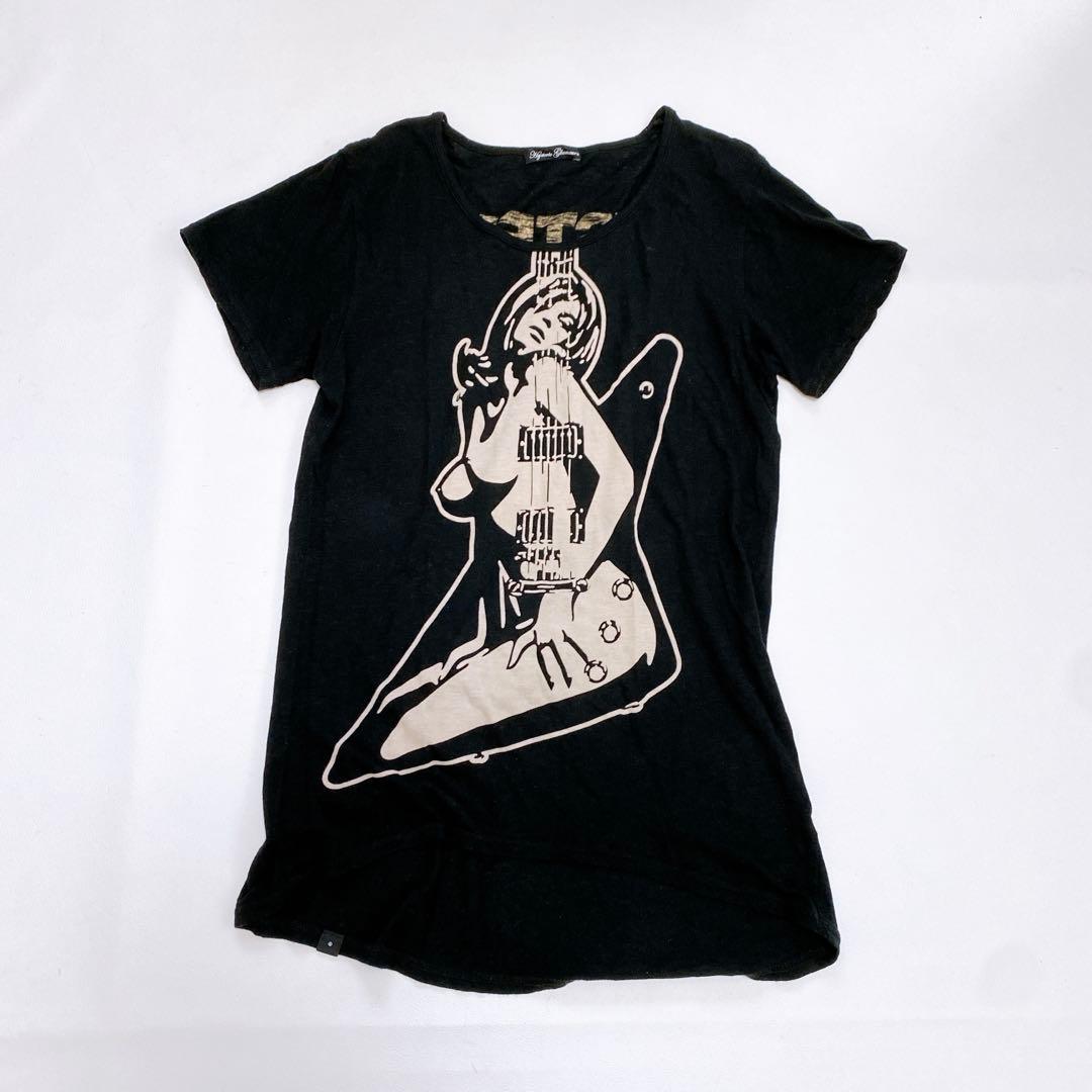ヒステリックグラマー ✨y2k 00S✨ギターガールTシャツワンピ チュニック