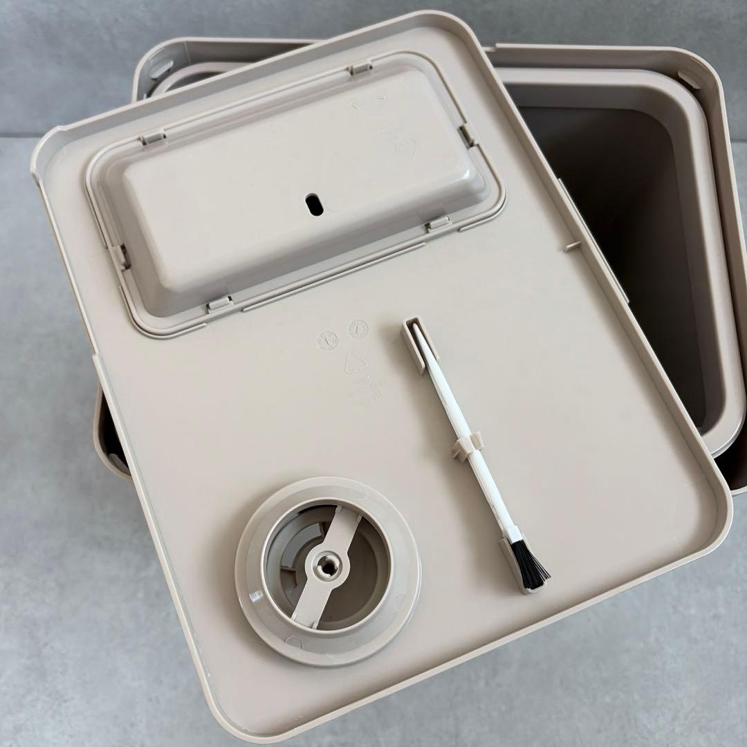モダンデコ【美品】UV除菌機能付きハイブリット加湿器　グレージュ