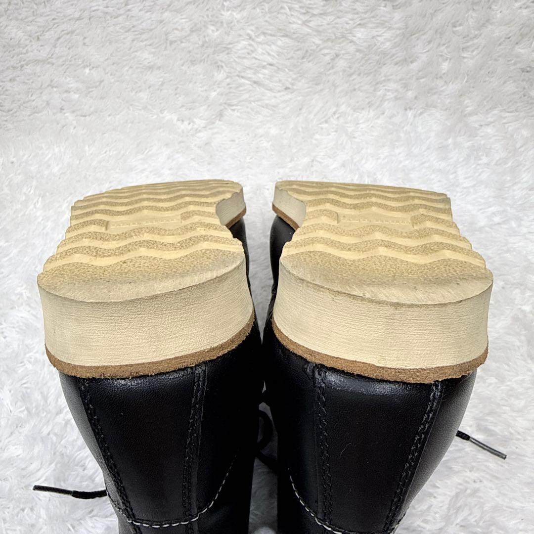 RED BIRD モックトゥ ワークブーツ 6インチ ブラック クレープソール