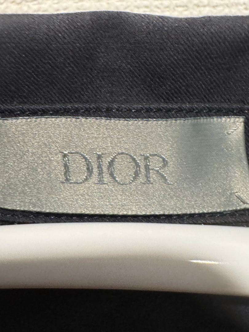 美品　DIOR ディオール23SS オブリーク ジップシャツ 37