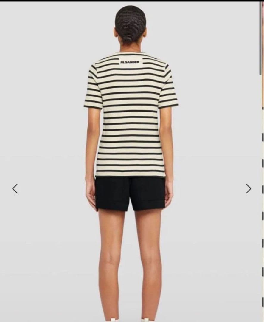 JIL SANDER ストライプ クルーネックTシャツ XS ボーダー 正規