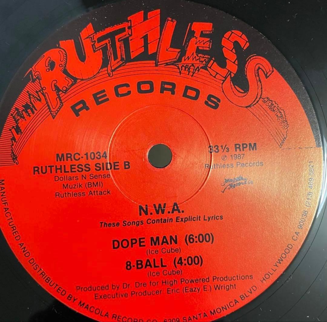 名盤 N.W.A. 洋楽 レコード HIPHOP westcoast Grap