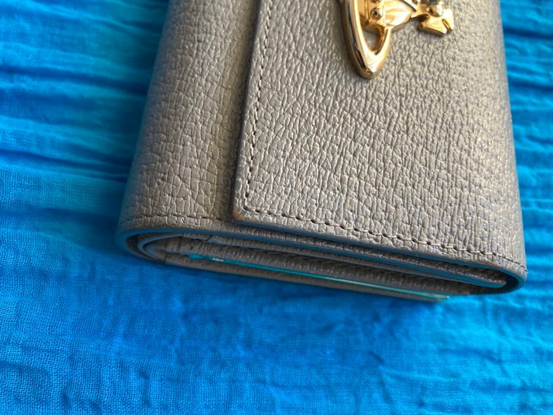 Vivienne Westwood 三つ折り財布 グレー⭐︎外箱付