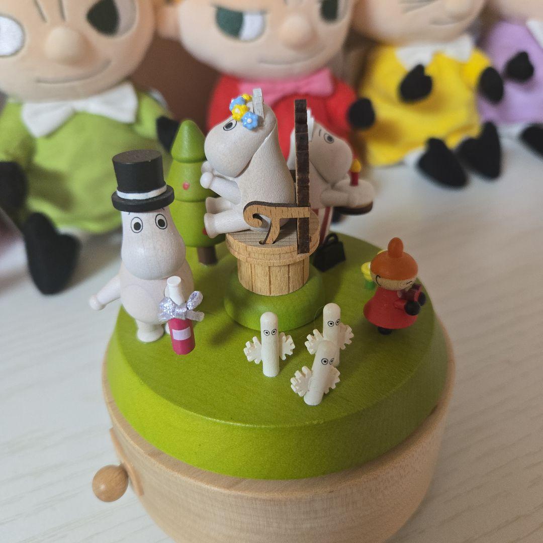 ♪希少ムーミン　木製オルゴール