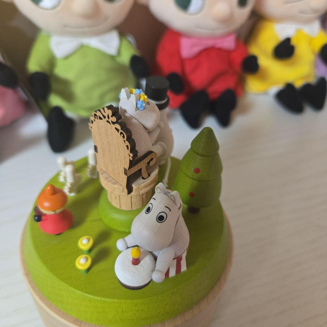♪希少ムーミン　木製オルゴール