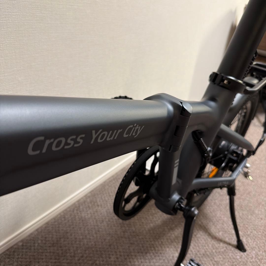 ADO Air 20 Ultra 折りたたみ電動アシスト自転車 グレー