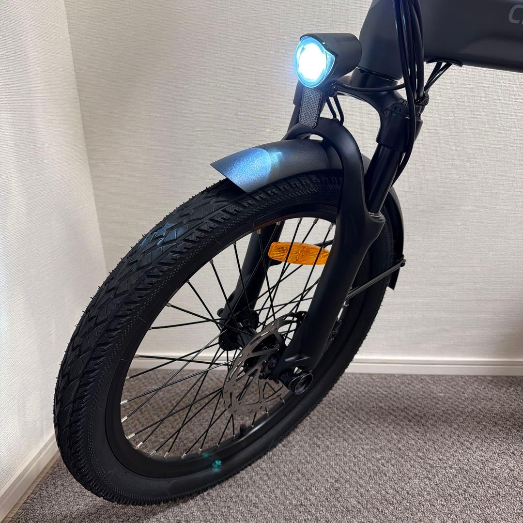 ADO Air 20 Ultra 折りたたみ電動アシスト自転車 グレー