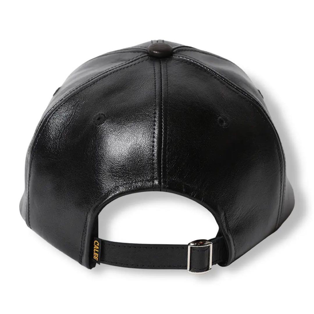 き*実様 ※ラストCALEE STUDS LEATHER SOLID CAP キ