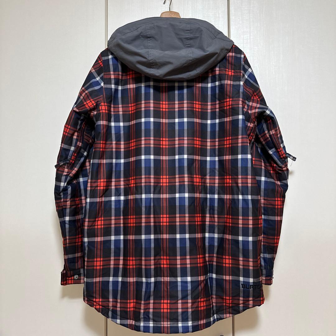 Burton チェック柄 スノーボードジャケット M