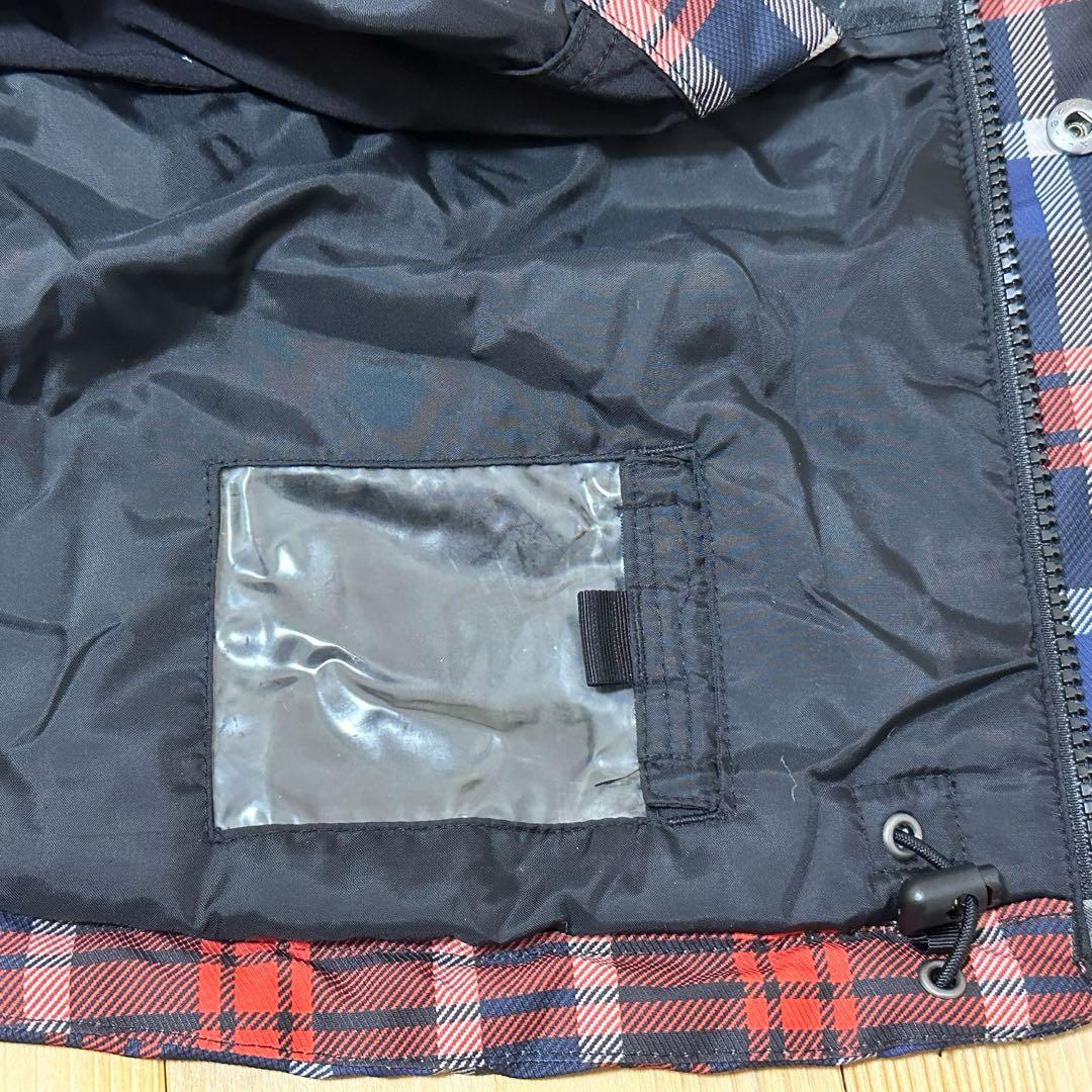 Burton チェック柄 スノーボードジャケット M