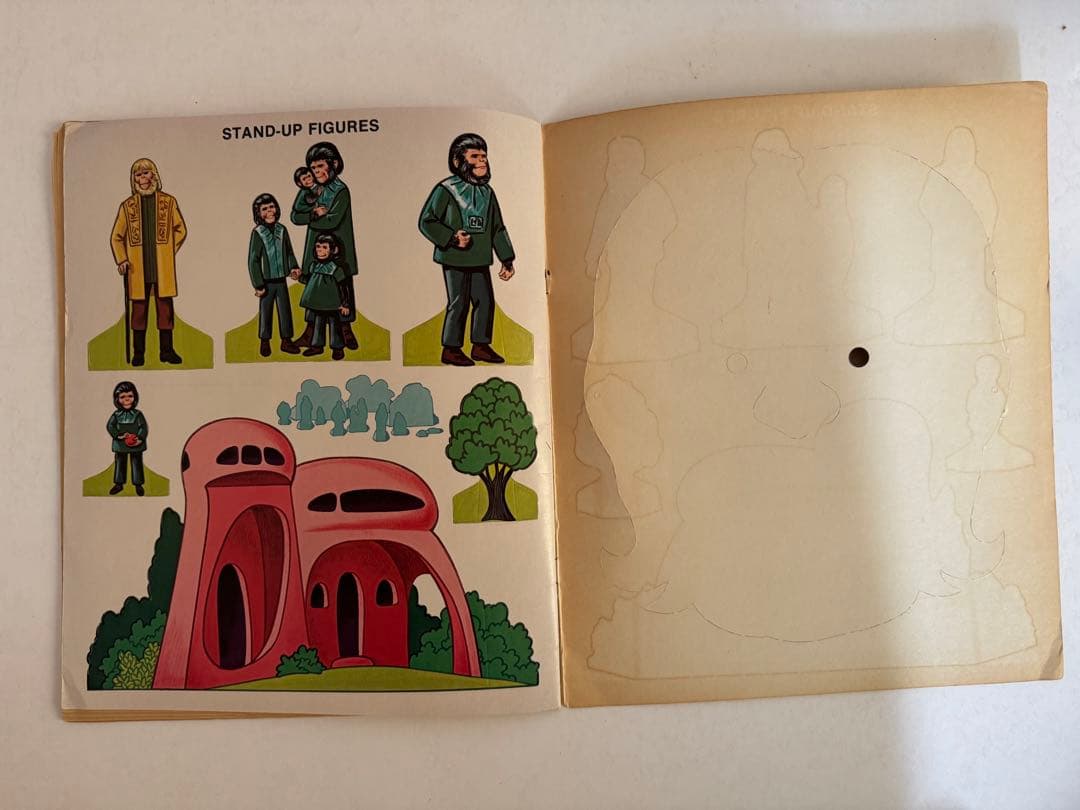 PLANET of the APES ピクチャーアクティビティアルバム-1970