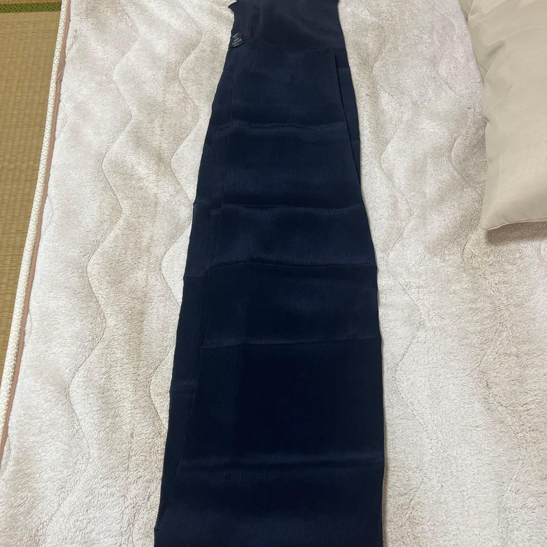 専用85様 ISSEY MIYAKEシルク100% ネイビー ブラックストール