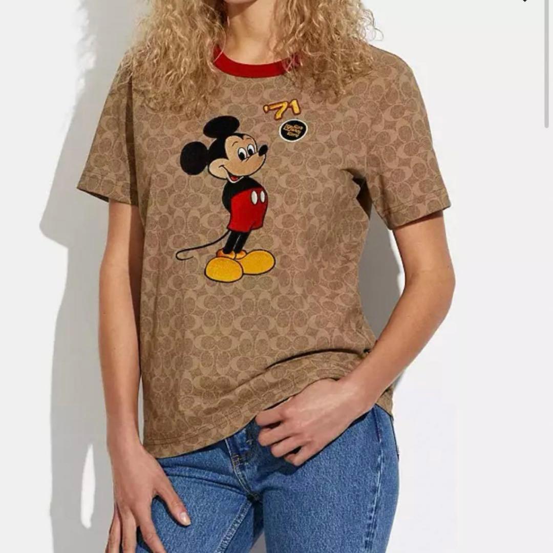 COACH コーチ ディズニー ミッキー コラボ Tシャツ XS