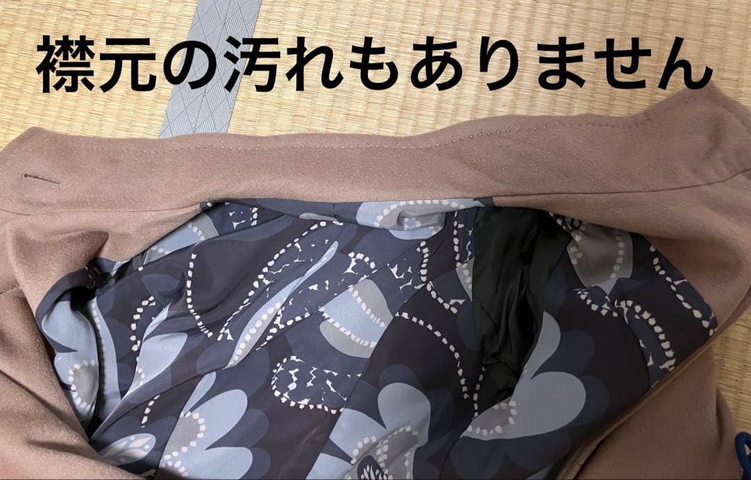 超美品　LOUNIE カシミア100% ロングコート　イタリア製　38 茶色