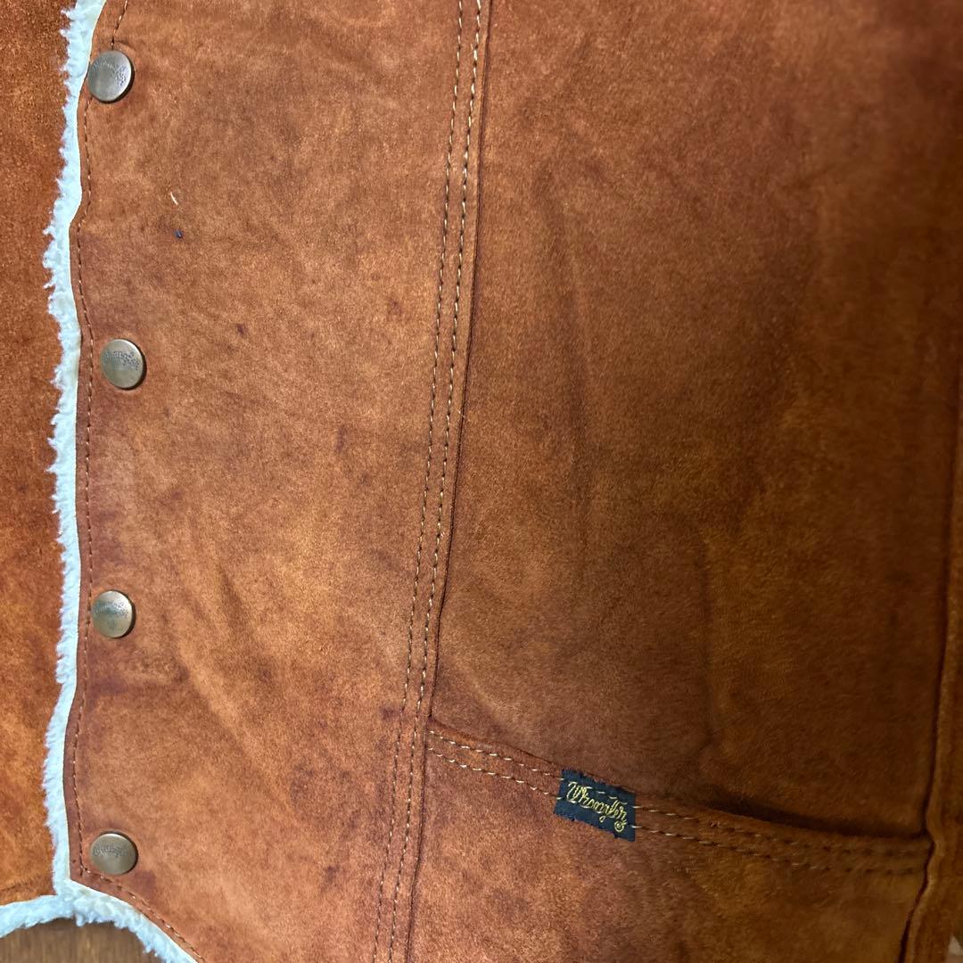80s Wrangler 黒タグ ムートンボアベスト アメカジ