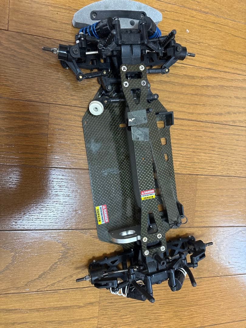 タミヤ TB-01 カーボンシャーシ等OP多数 ジャンク　NSX箱あり