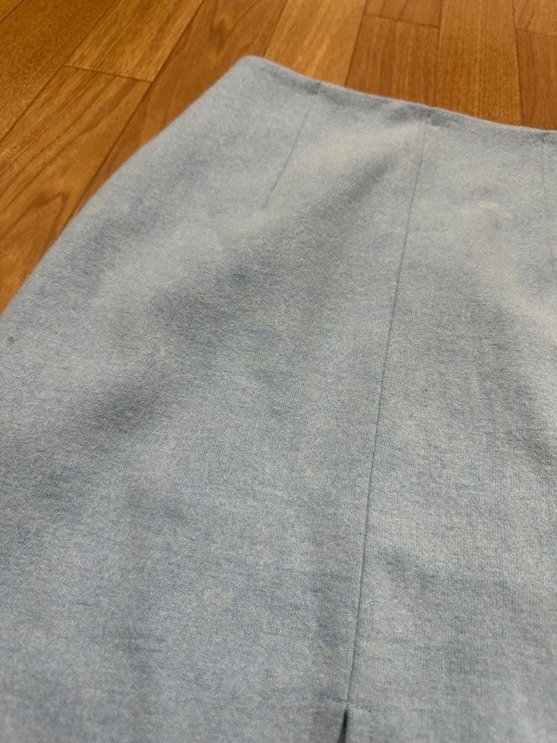 1/21限定価格！CLANEクラネTEXTURE SLIT SKIRTスカート