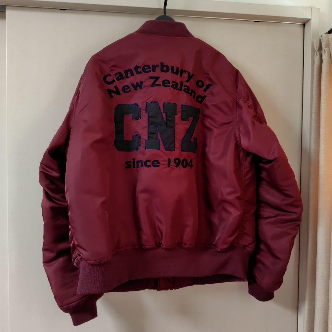 t*1様 canterbury MA-1 フライトジャケット　 Lサイズ バーガ
