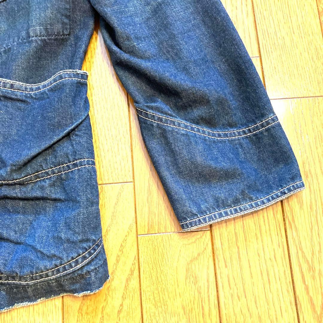 Lee リー カバーオール デニム ジャケット ビンテージ ブランド品 金 紺色