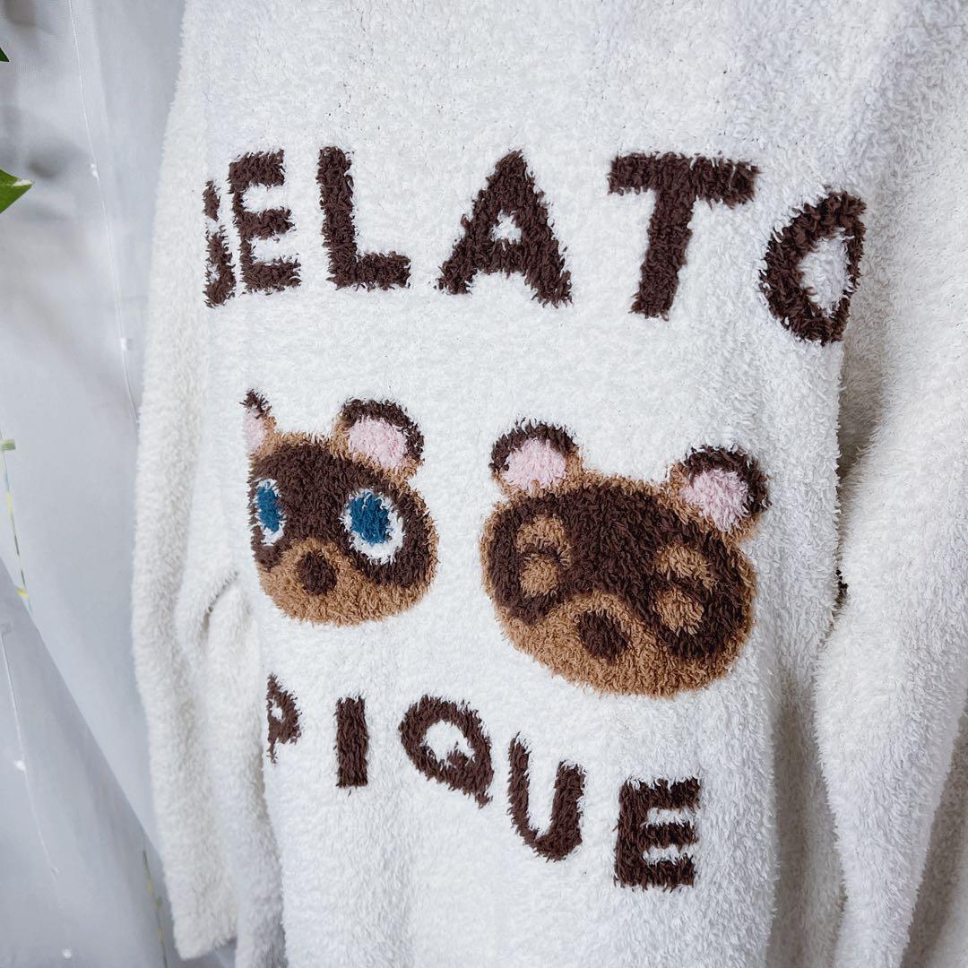 gelato pique あつ森 つぶ まめ ジャガードプルオーバー 630