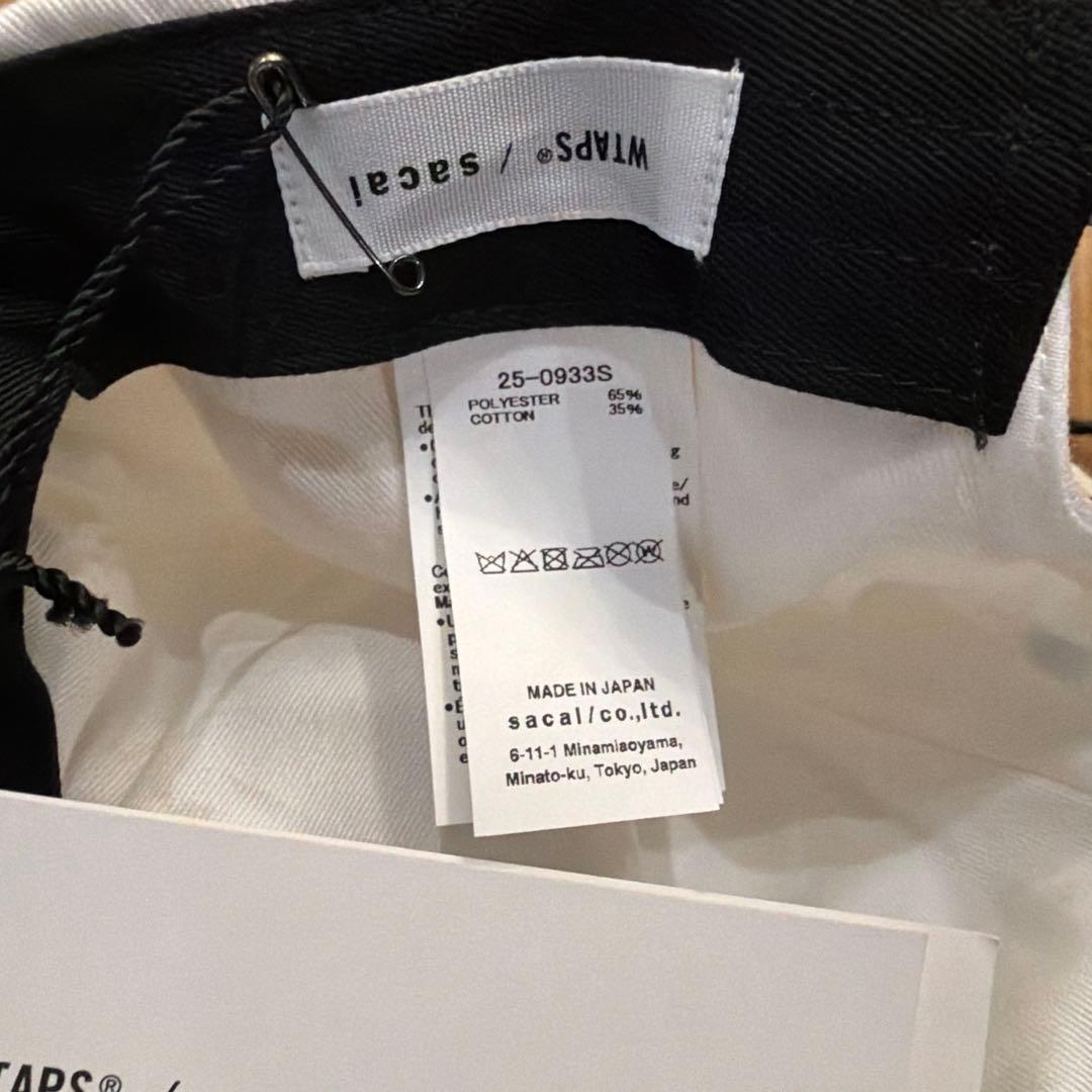 WTAPS✖️sacai Cotton Twill Cap 2025