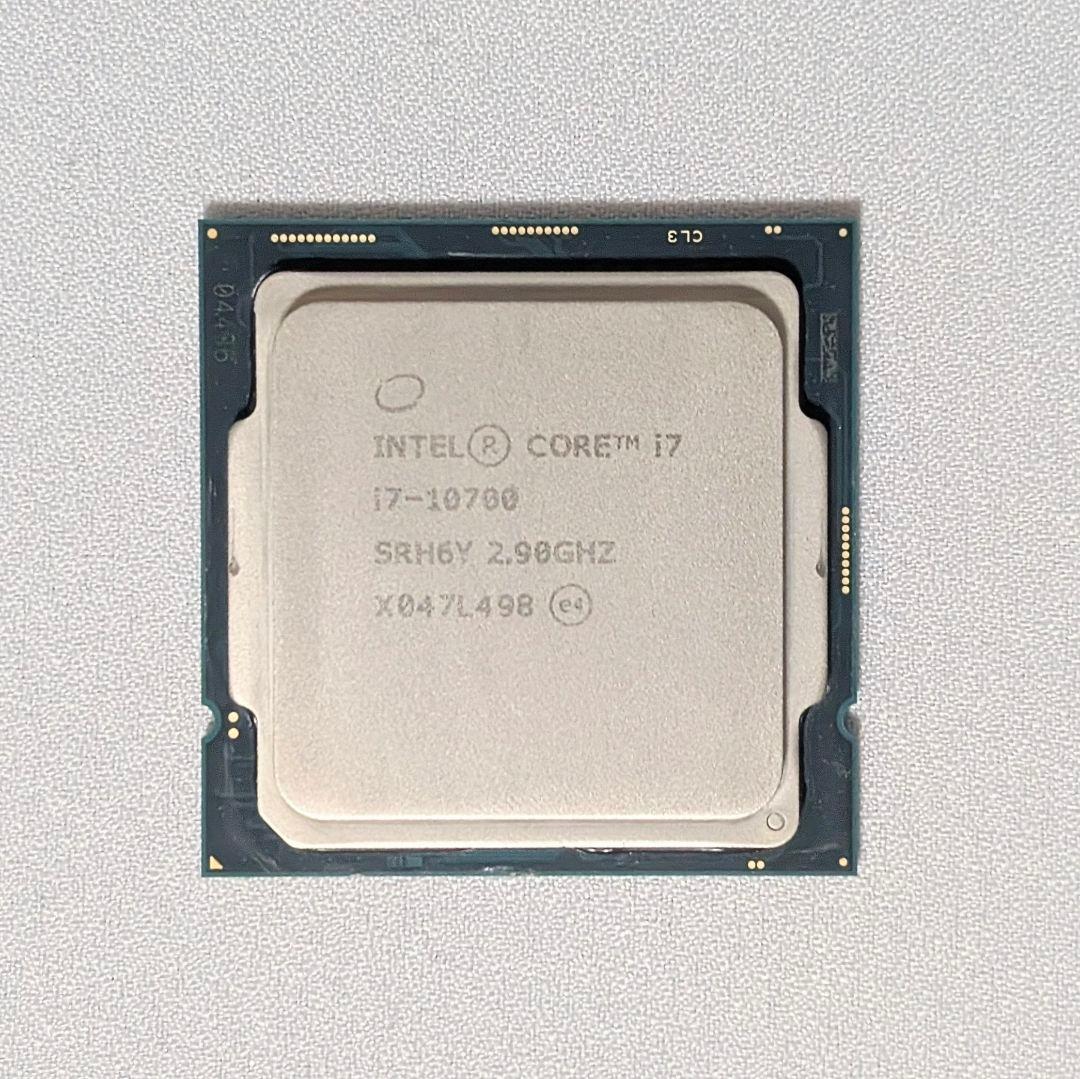 【動作確認済】Intel Core i7 10700 CPU LGA1200
