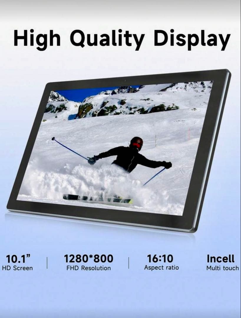 COOPERS 10.1インチ Androidタブレット 6GB/128GB