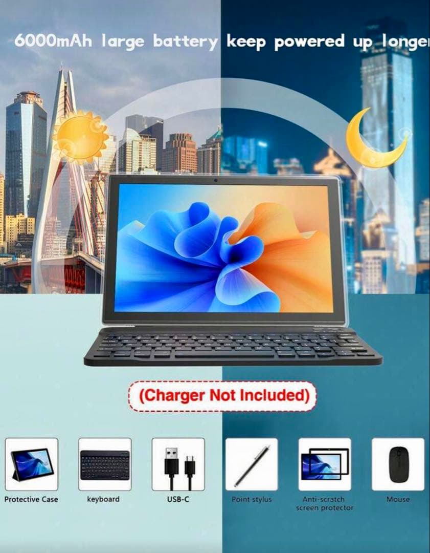COOPERS 10.1インチ Androidタブレット 6GB/128GB