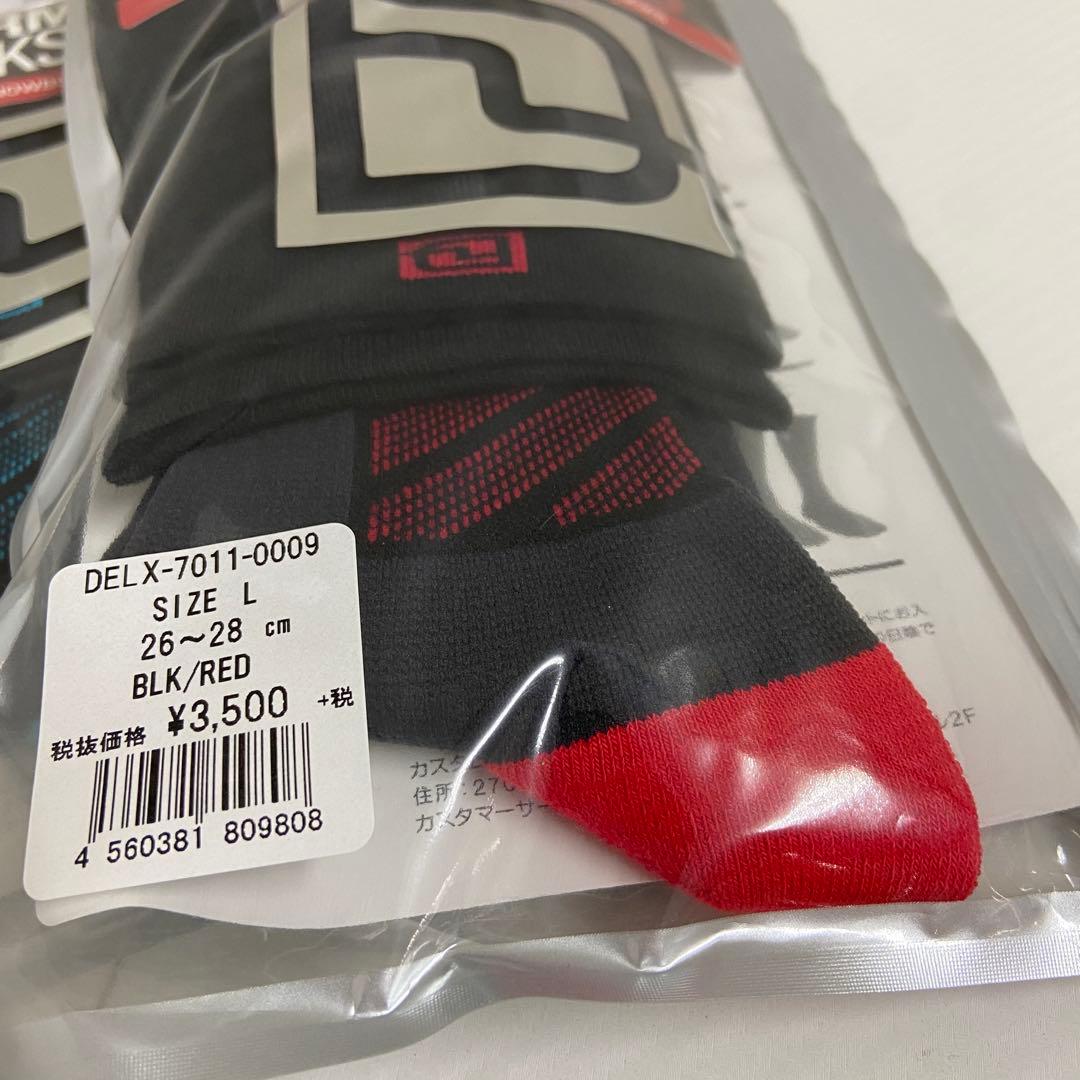 新品・未使用⭐️DEELUXE ディーラックス　スノーボード　ソックス　3点　L