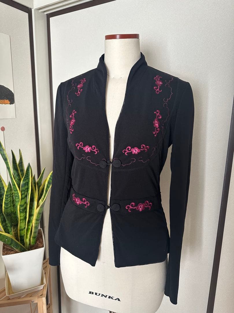 Vivienne tam ジャケット　パワーネット　刺繍　レディース　タム