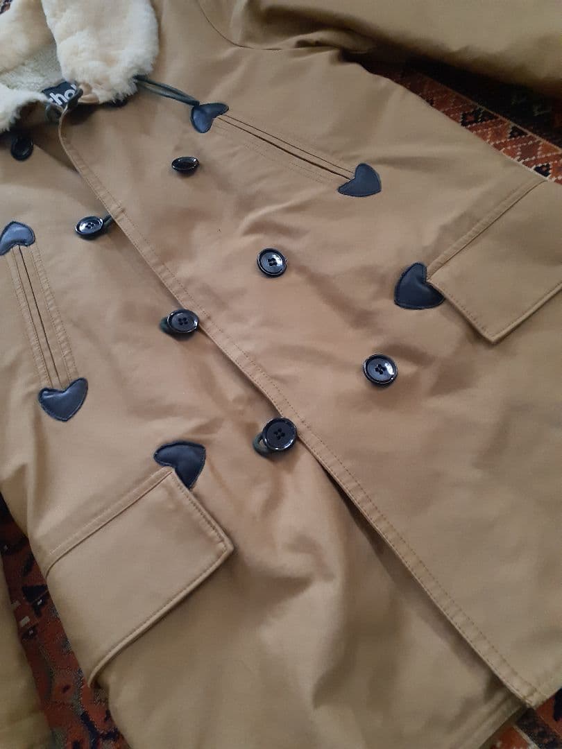 Schott ダッフルコート L ベージュ