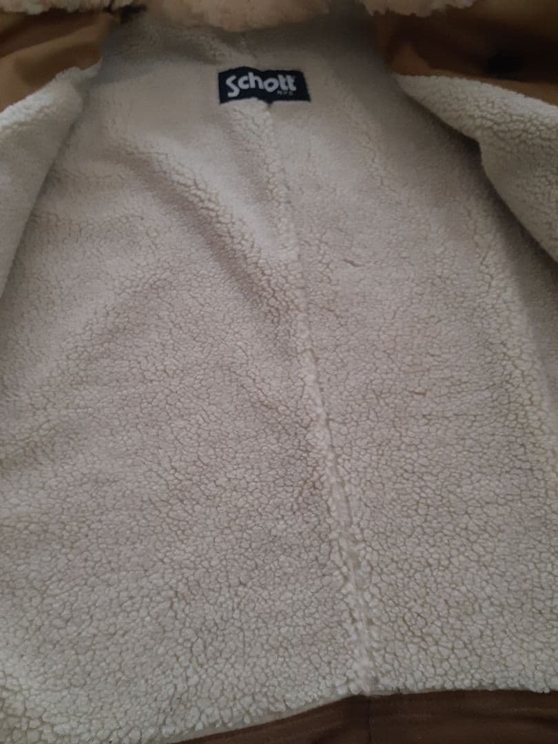 Schott ダッフルコート L ベージュ