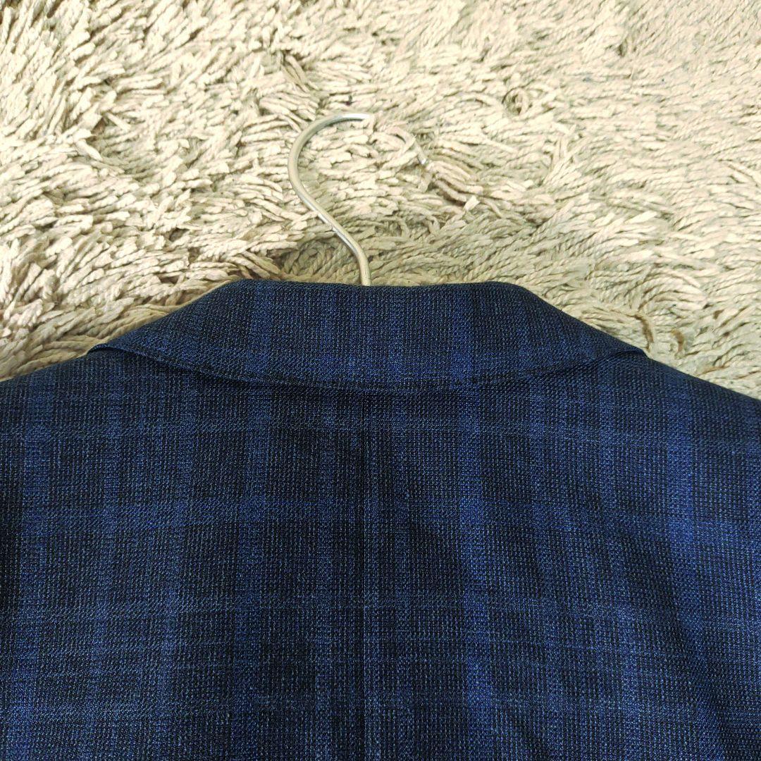 【リネン・シルク混】ゼニアZegna FILO テーラードジャケット　ネイビー