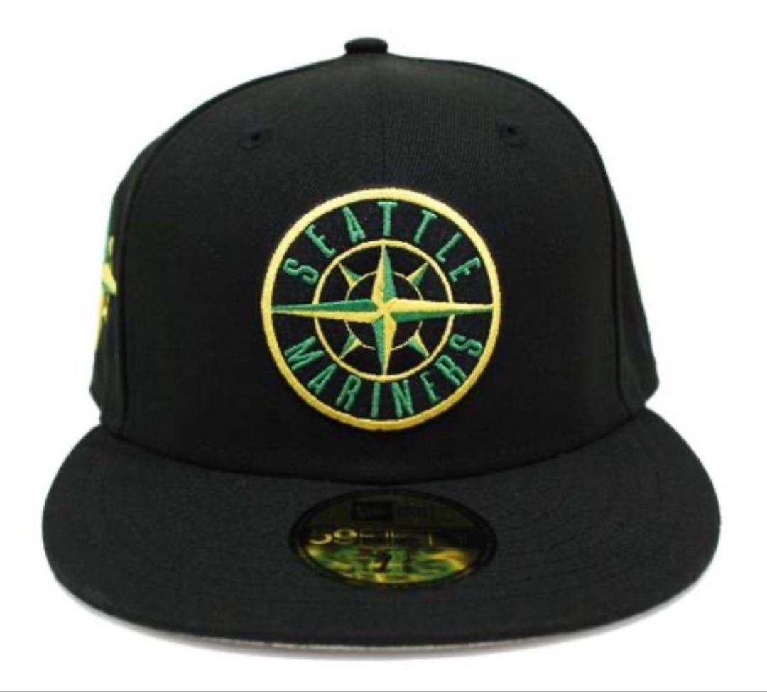 NEW ERA MLB マリナーズ キャップ STONE  ロゴ