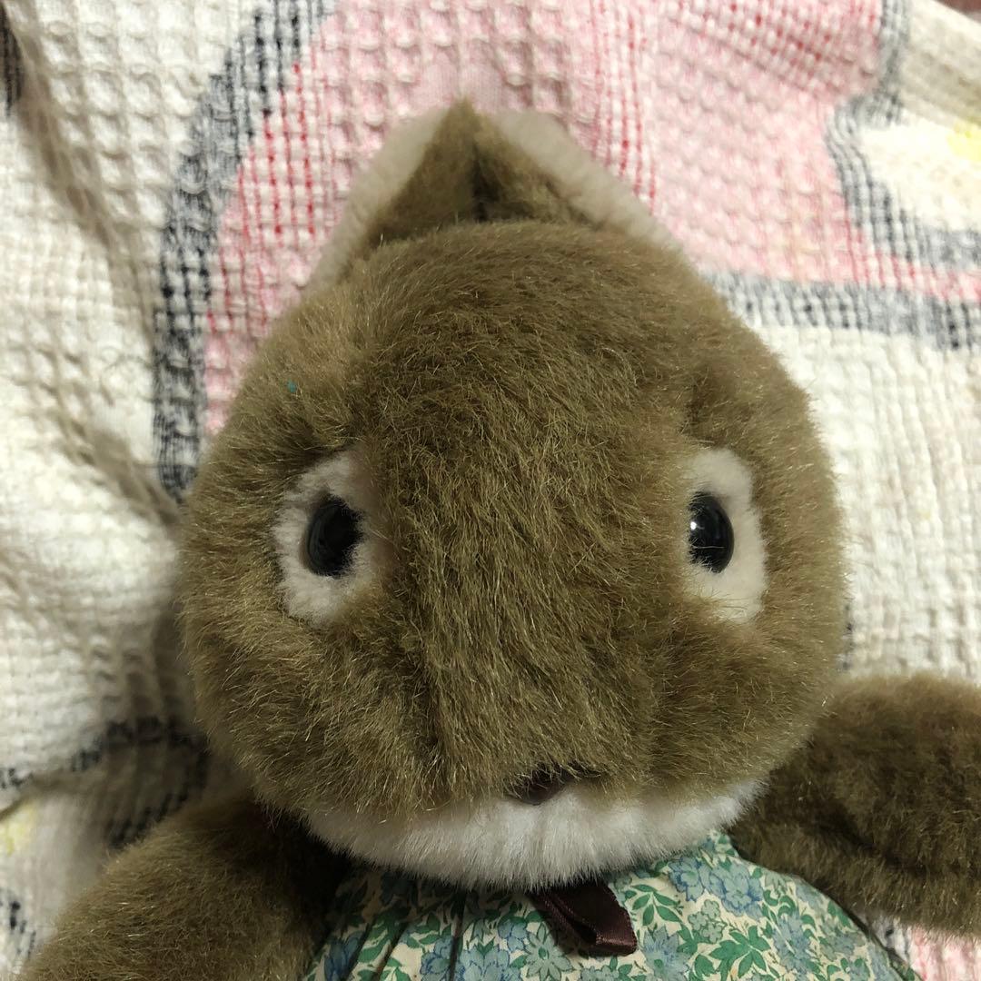 昭和レトロ　ヴィンテージ LIBERTY リバティ　うさぎ　ぬいぐるみ　2コ