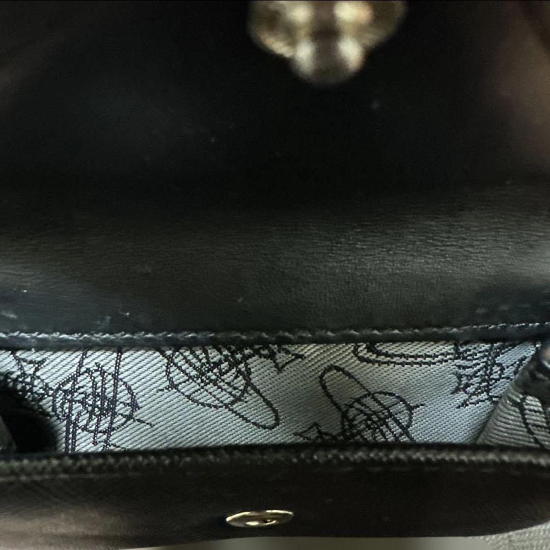 【美品✧︎*。】Vivienne Westwood ブラック三つ折り財布