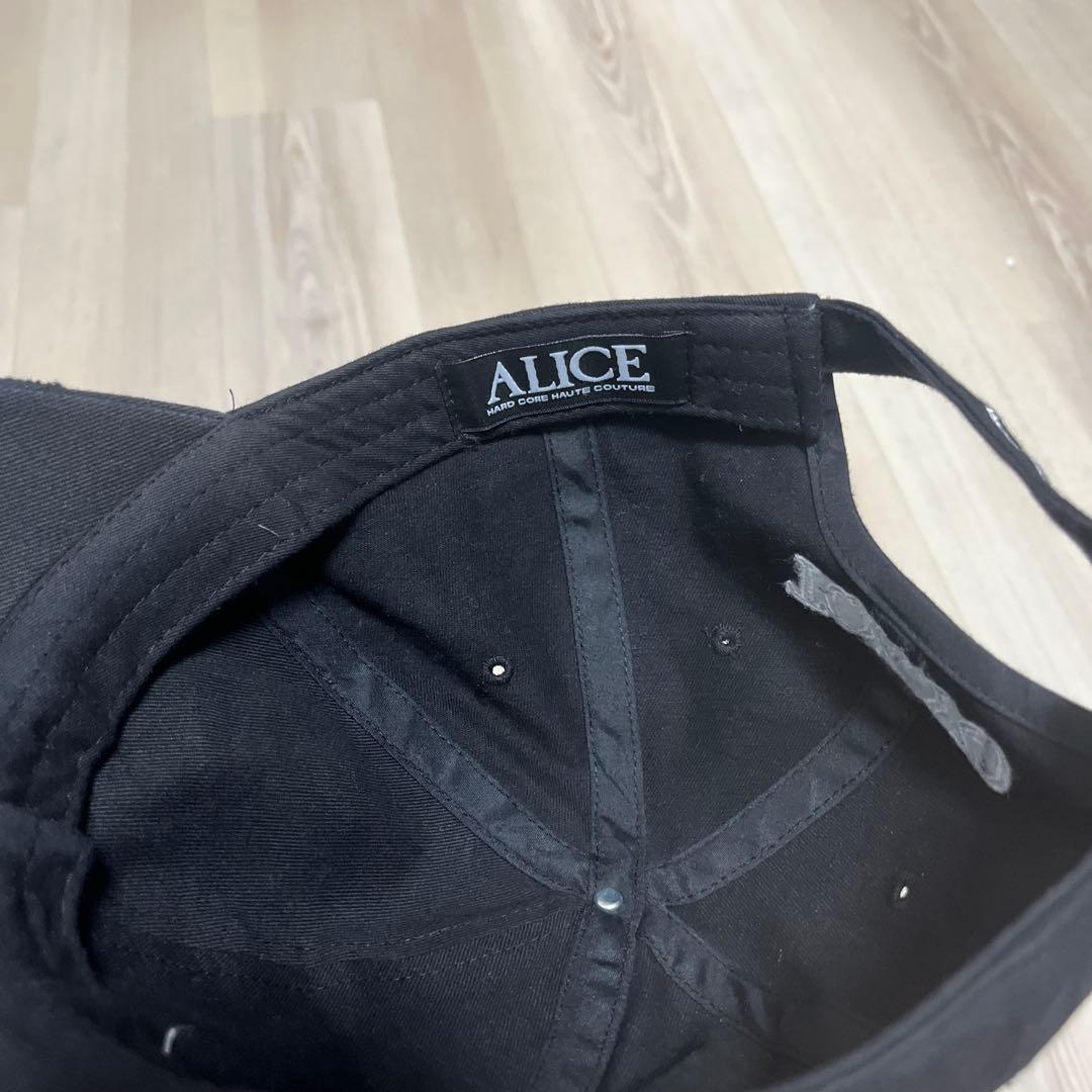 帽子 ALICE HOLLYWOOD CHOPPER CAP / BLK WHT