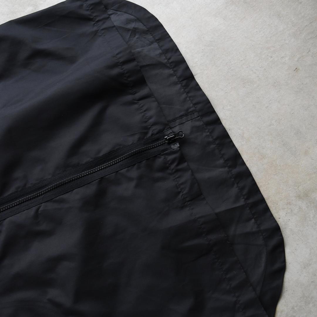 90s DKNY フーデットナイロンコート 黒ブラック M ヴィンテージ