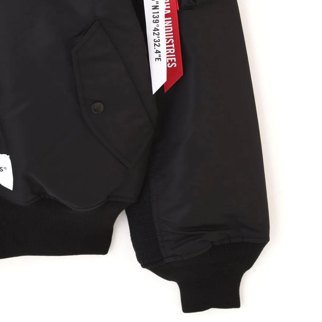 WTAPS x Alpha MA-1 Core SPEC XL 黒