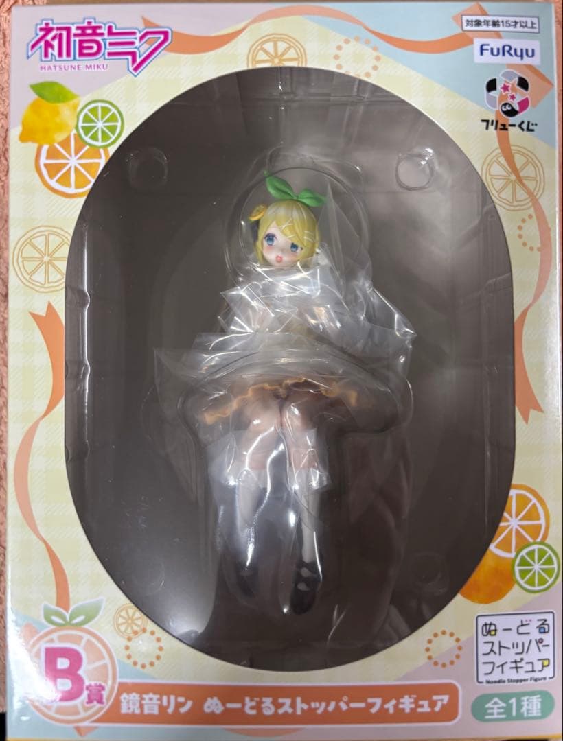 フリューくじ 初音ミク 鏡音リン ぬーどるストッパーフィギュア アクリルスタンド