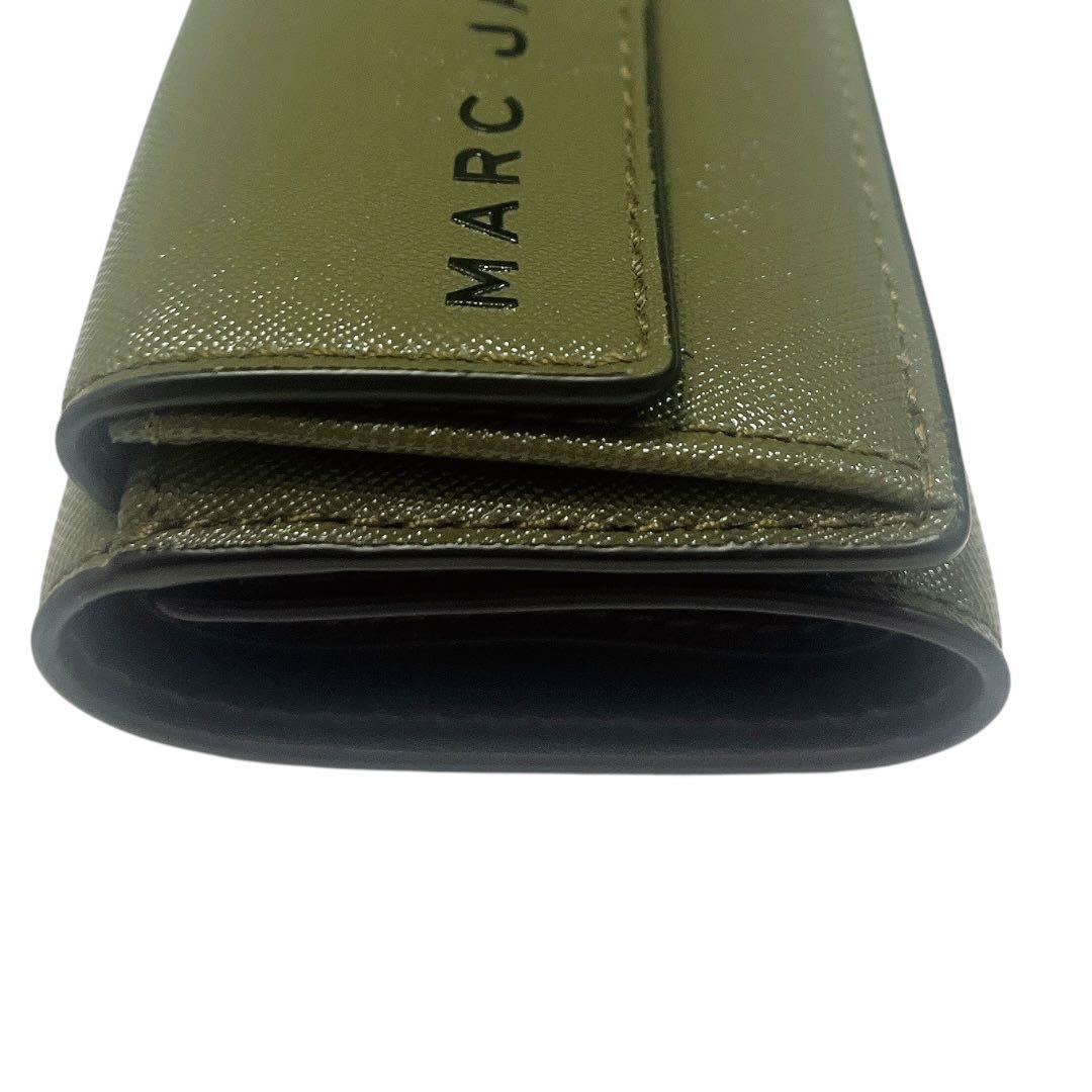 【未使用】MARC JACOBS 三つ折財布 コンパクトウォレット カーキ