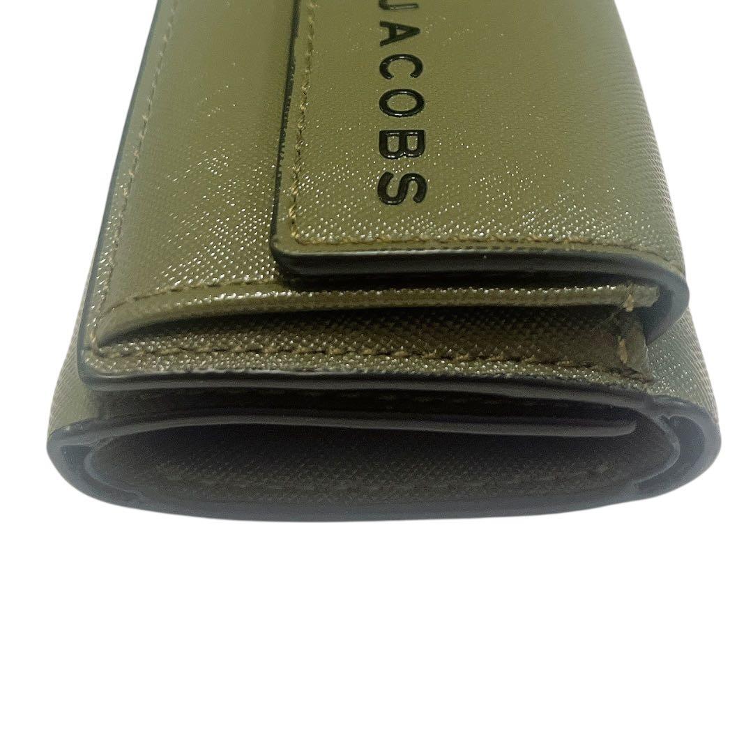 【未使用】MARC JACOBS 三つ折財布 コンパクトウォレット カーキ