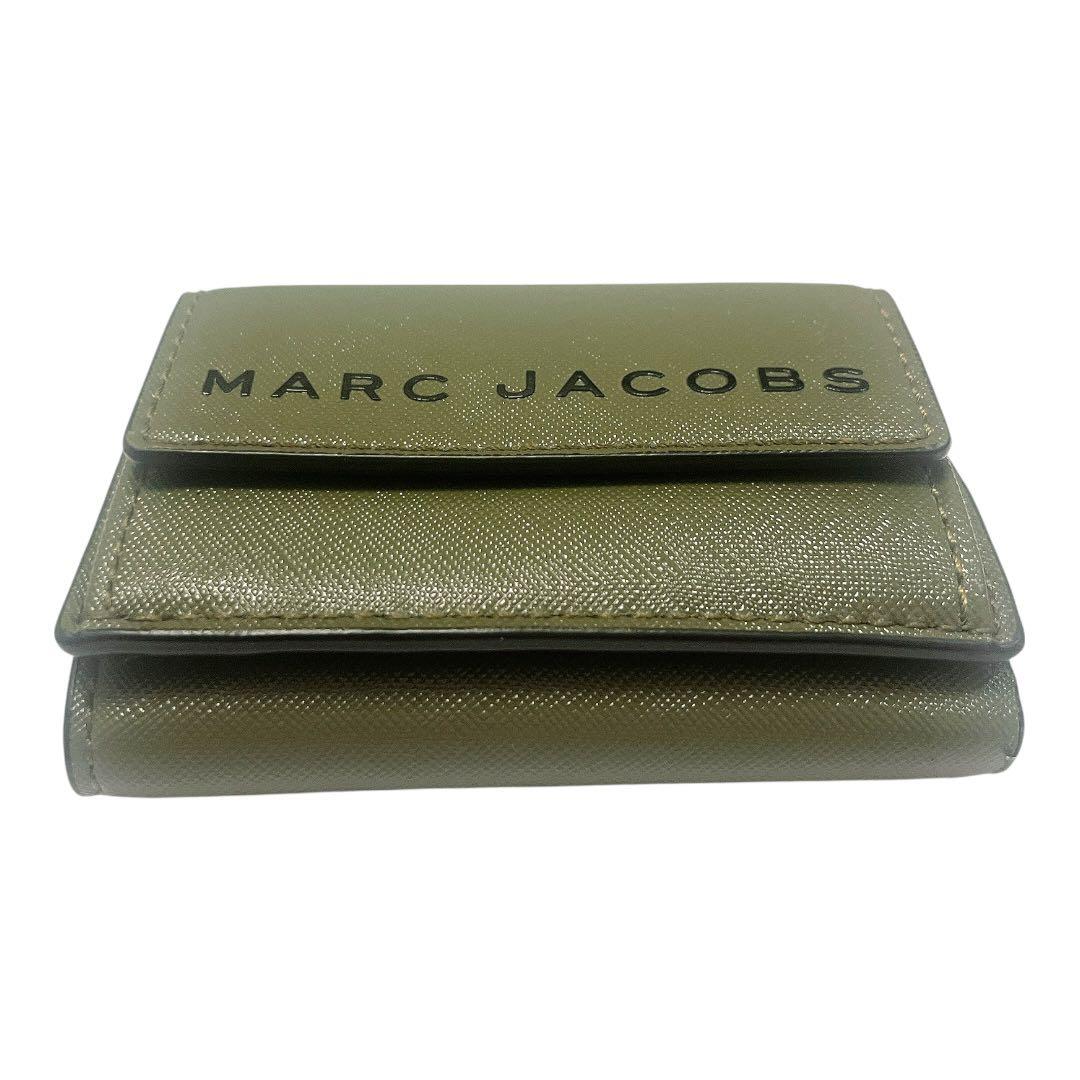 【未使用】MARC JACOBS 三つ折財布 コンパクトウォレット カーキ
