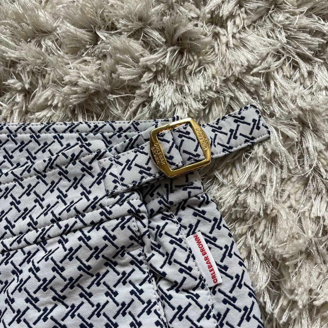 極美品 ORLEBAR BROWN スイムショーツ ホワイト×ネイビー 30 M