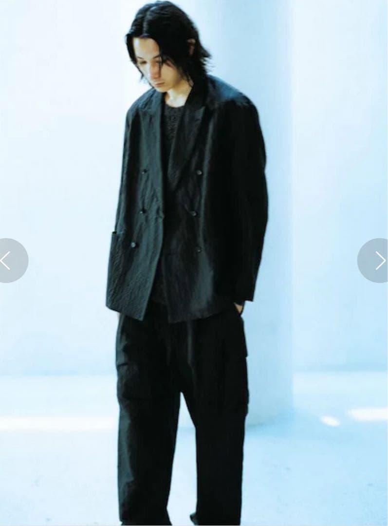 【LIDNM】　SILK LINEN SUCKER Lサイズ