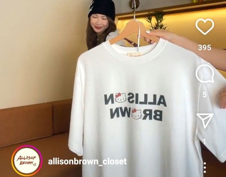 ALLISON BROWN ハローキティ Tシャツ
