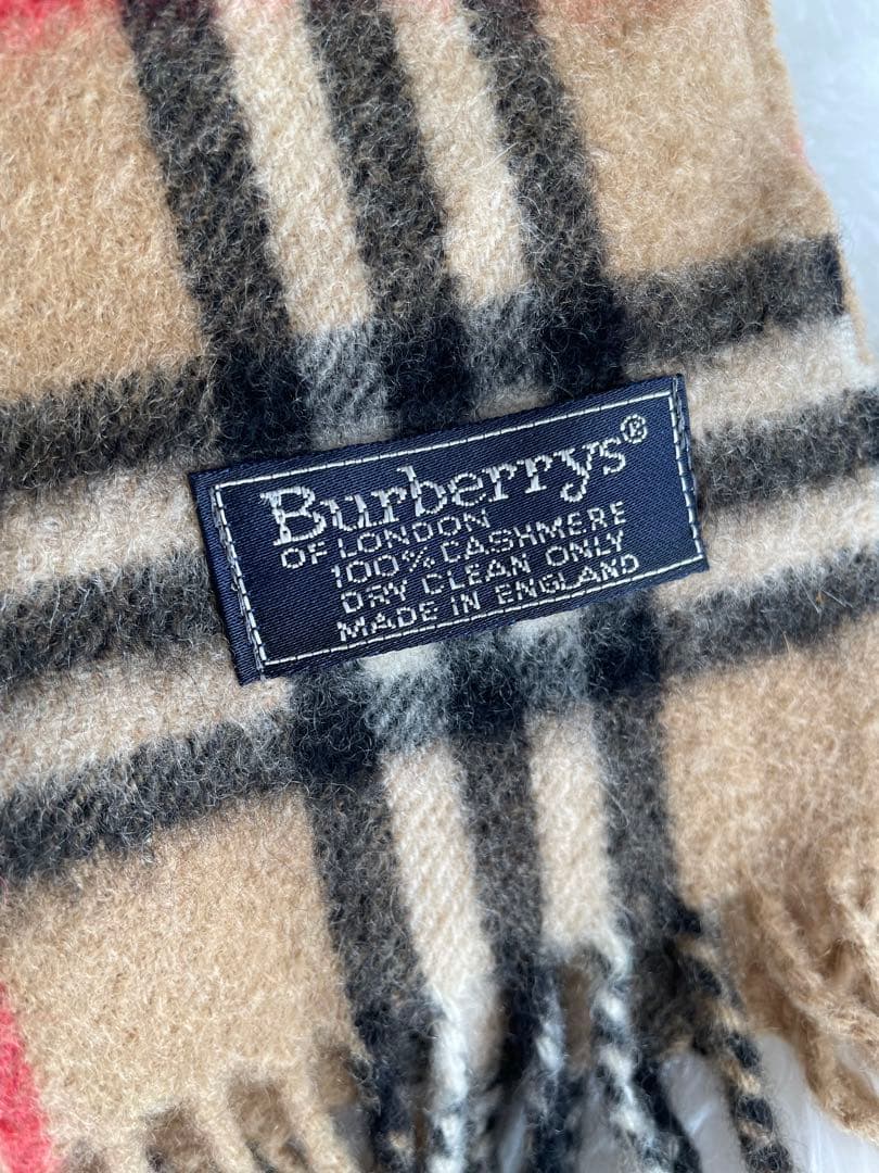 ✨美品✨Burberrys チェック柄マフラー 素材はカシミアで肌触りも抜群