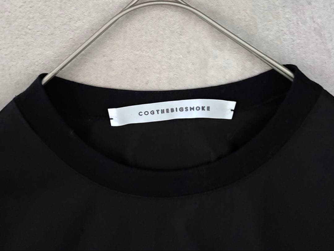 極美品 21SS COGTHEBIGSMOKE MASSIVE-T 日本製 黒